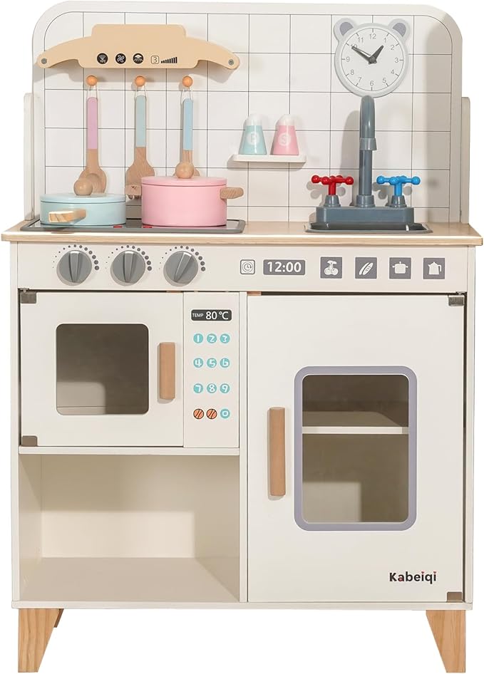 Wooden Kitchen For Kids Play