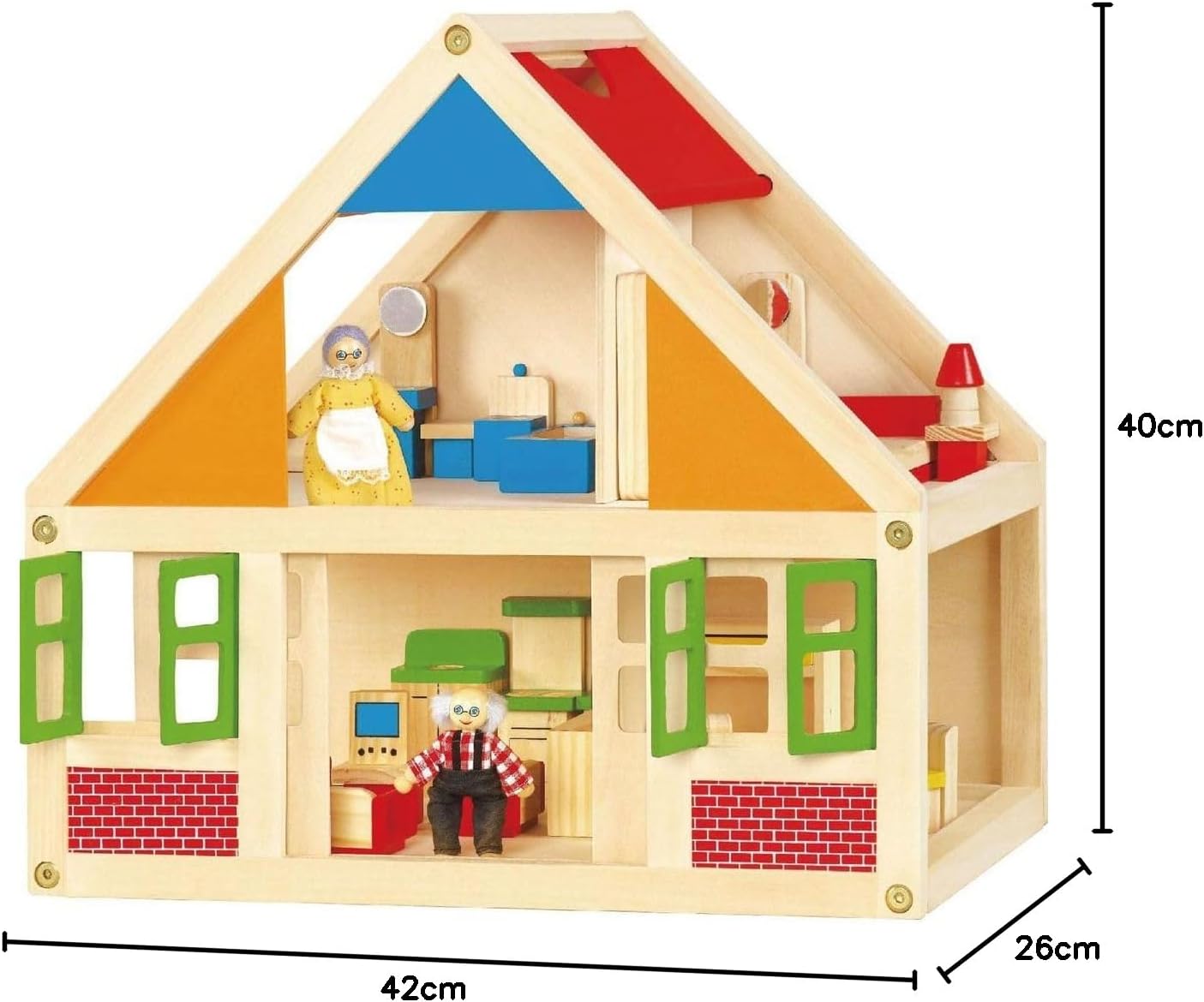 New Classic Doll House with Accessorie