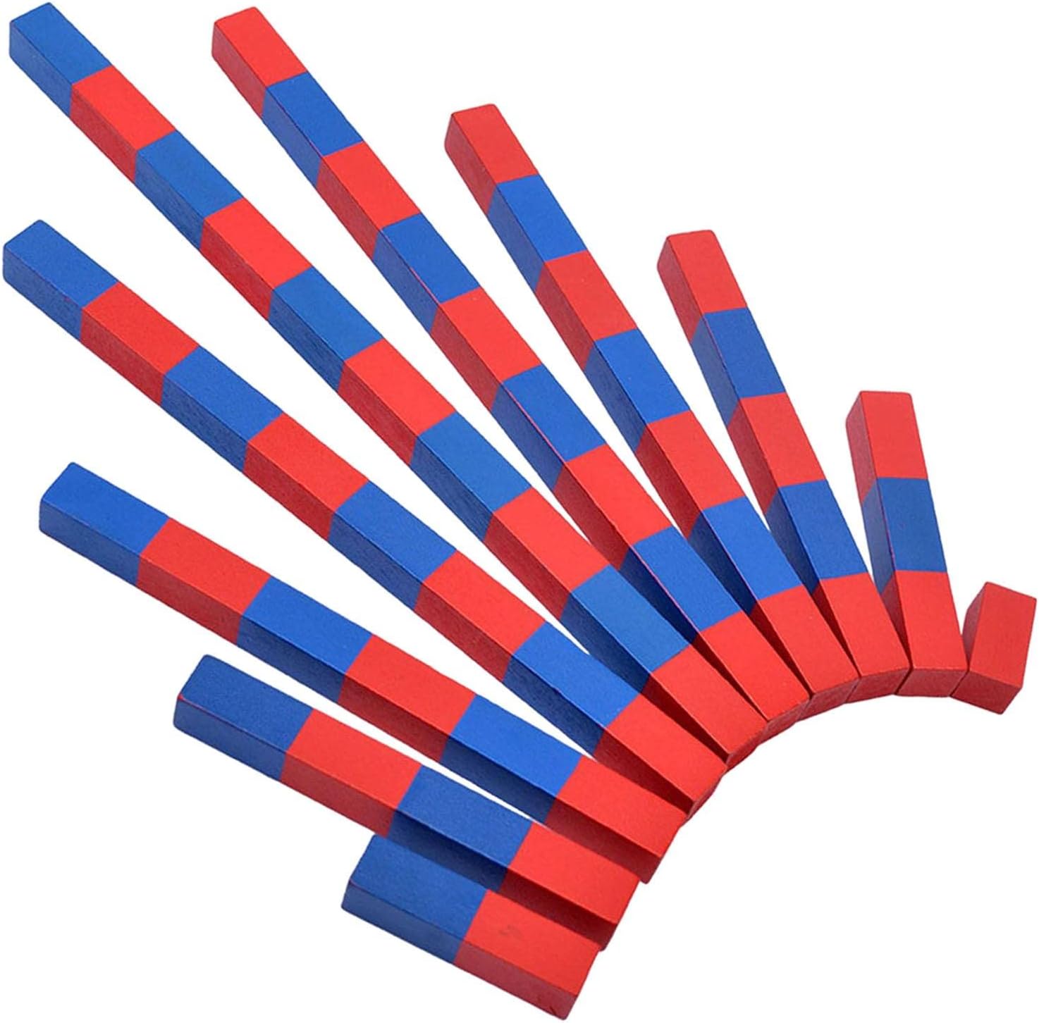 Montessori Number Bar Counting Stick Matching Game Convenient Multi-Pu ...