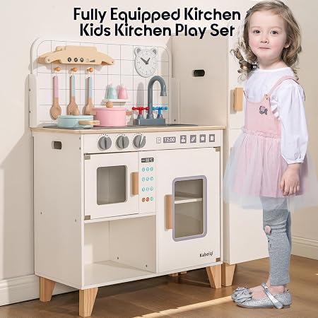 Wooden Kitchen For Kids Play