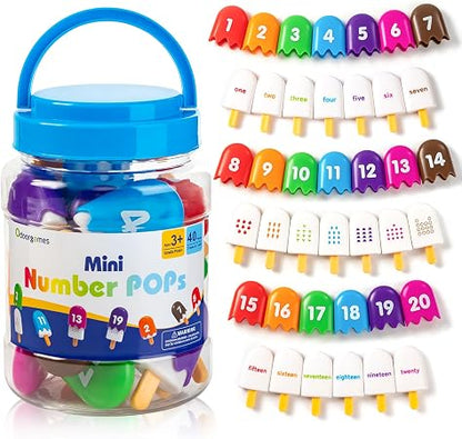 Numbers 1-20 Popsicles