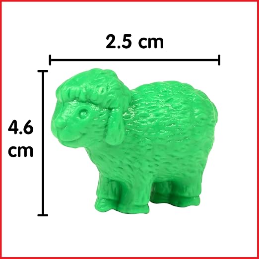 Farm Animal Counters 72 pcs