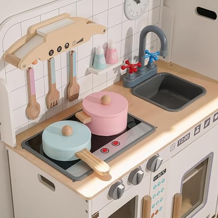 Wooden Kitchen For Kids Play