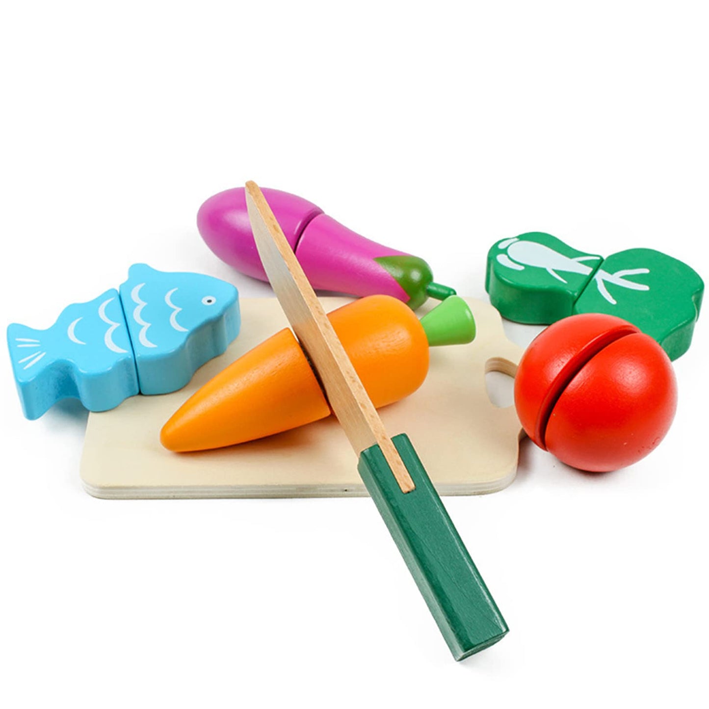 Wooden Vegetable Cutting Set