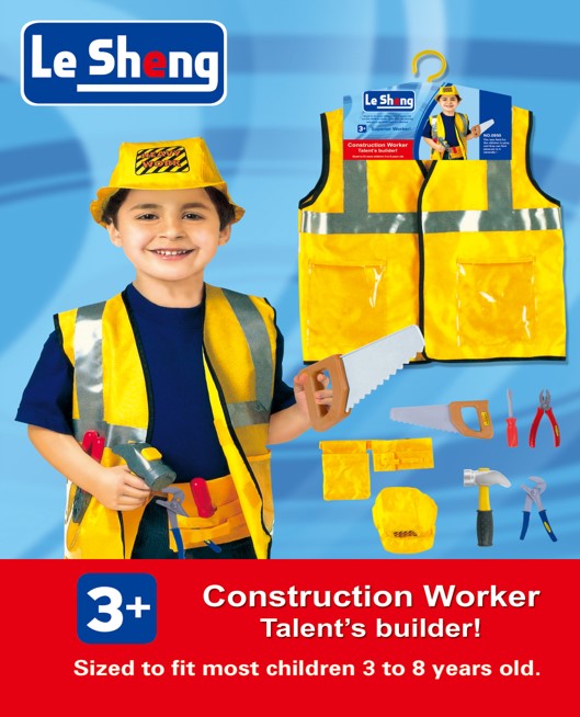 Construction Worker Costume Set for Kids