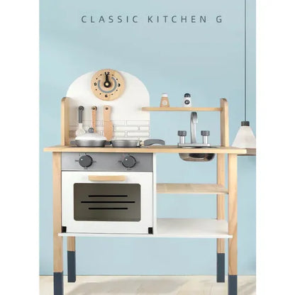 Wooden Classic Kitchen Set