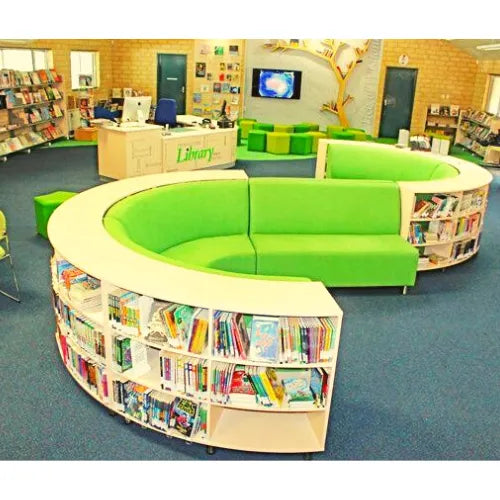 Library Seating With Racks – Inventors