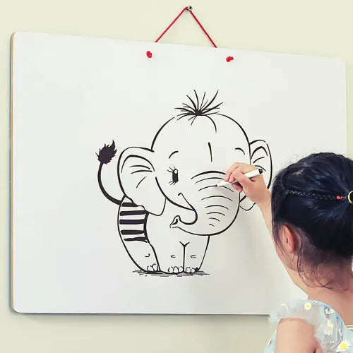 Magnetic World Puzzle + Dry Erase Board