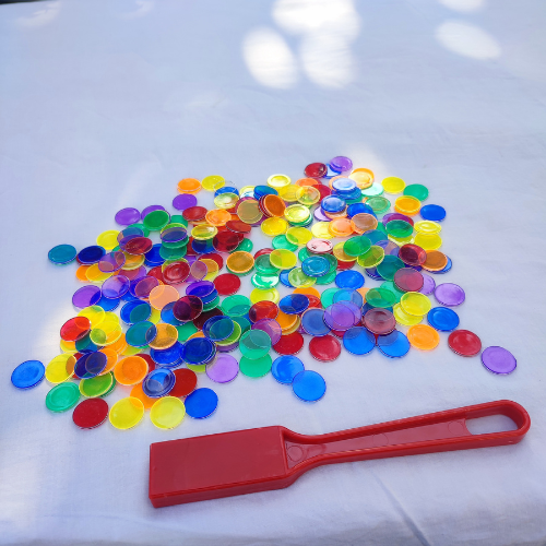 Magnetic Transparent Counters Set