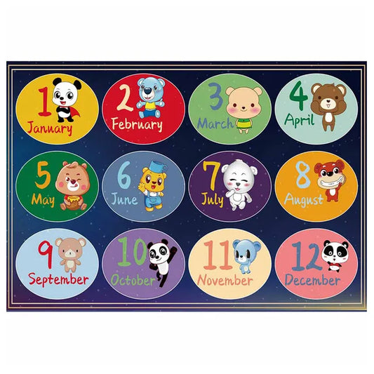 Months of the Year Play Mat / Rug