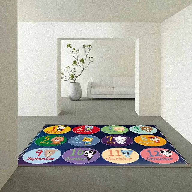 Months of the Year Play Mat / Rug