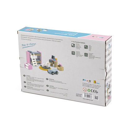 Doll House Furniture  Kids Bed Room