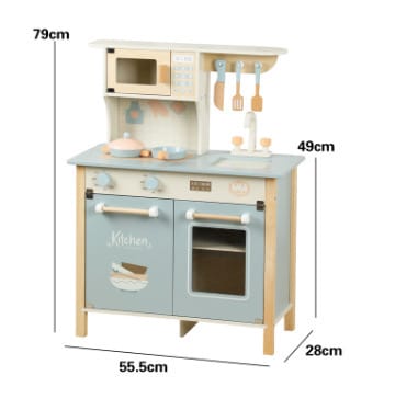 Wooden Kitchen For Kids Play