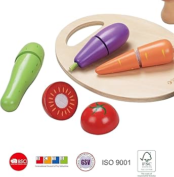 Wooden Vegetable Cutting Set