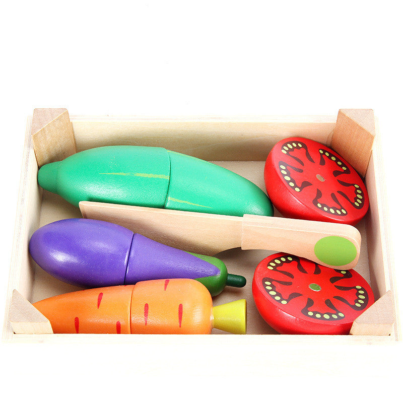 Wooden Vegetable Cutting Set