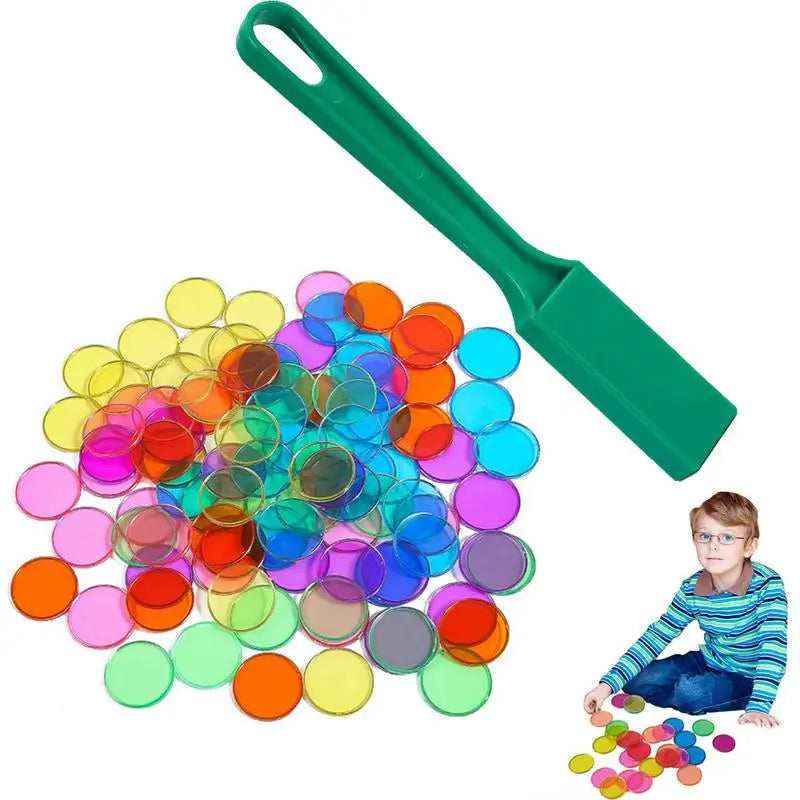Magnetic Transparent Counters Set