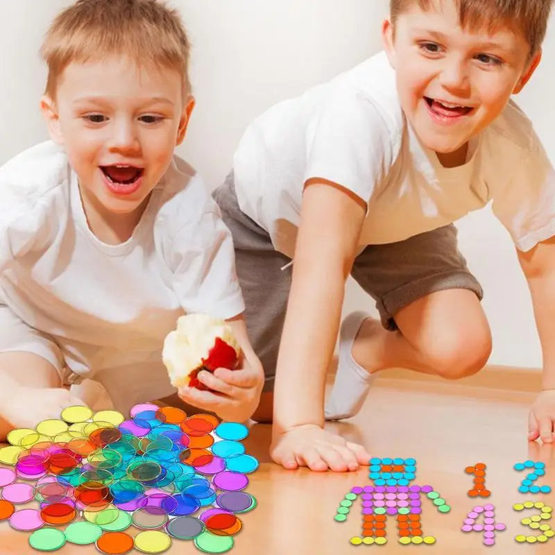 Magnetic Transparent Counters Set