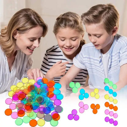 Magnetic Transparent Counters Set