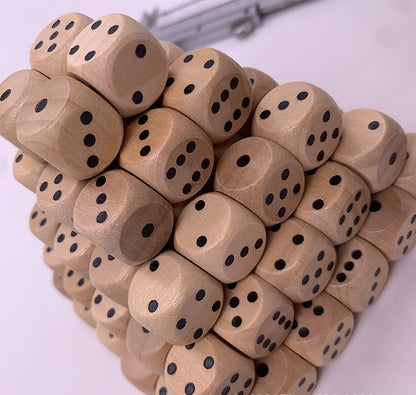 Wooden Dice Large( set of 4)