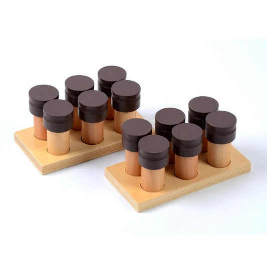 Montessori Smell Cylinder Boxes for Kids 12 Pcs