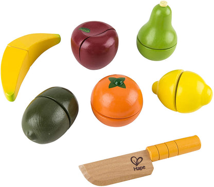 Wooden Fruit Cutting Set