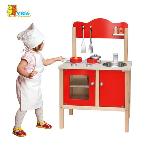 Noble Kitchen Red with accessories