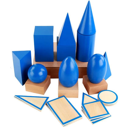 Wooden Montessori Geometry Set