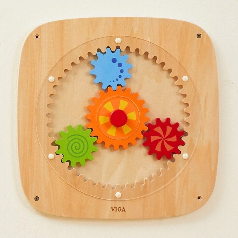 Colorful Gears Wall Activity Panel
