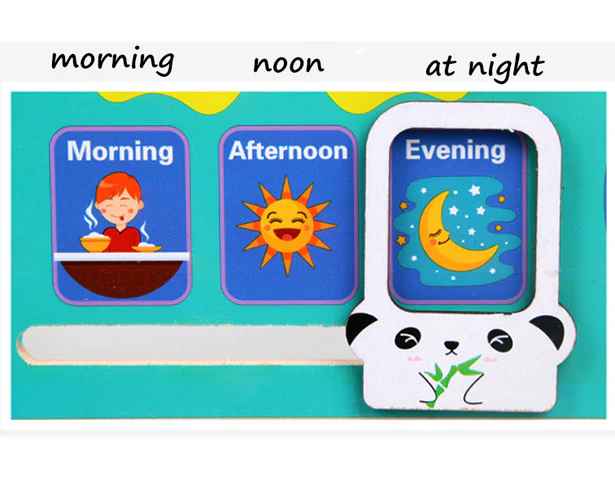 Multi functional Wooden Calendar Clock