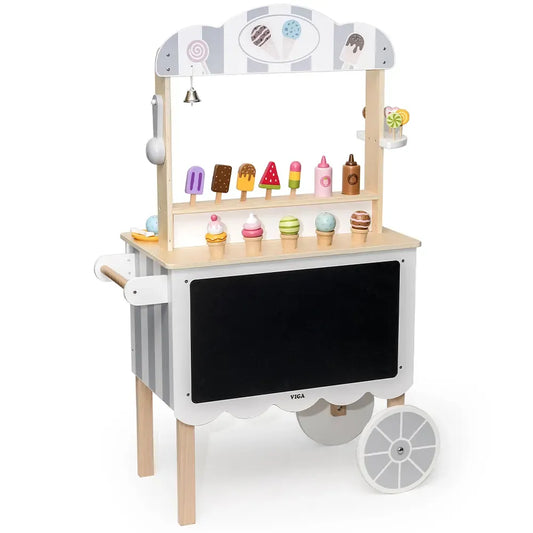 Wooden Ice Cream Cart