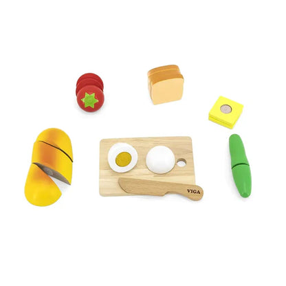 Wooden Cutting Breakfast