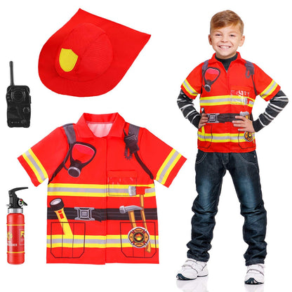 Firefighter Costume With Accessories