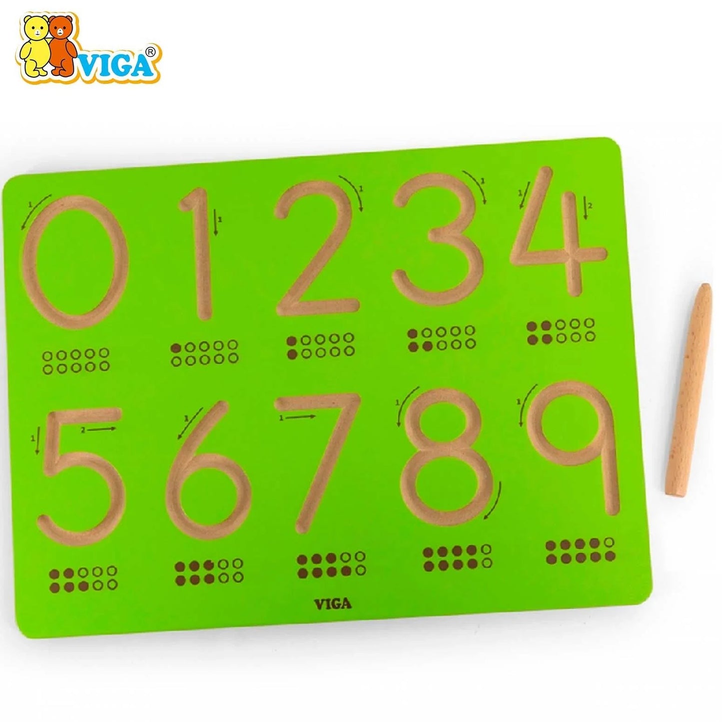 Writing Tracing Board Numbers 0 to 9