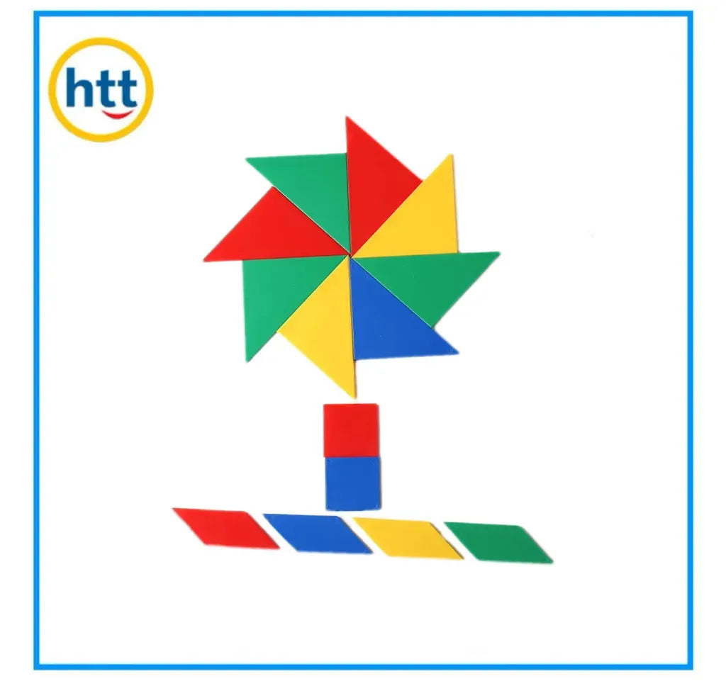 Pattern Blocks Game - 48 Pcs
