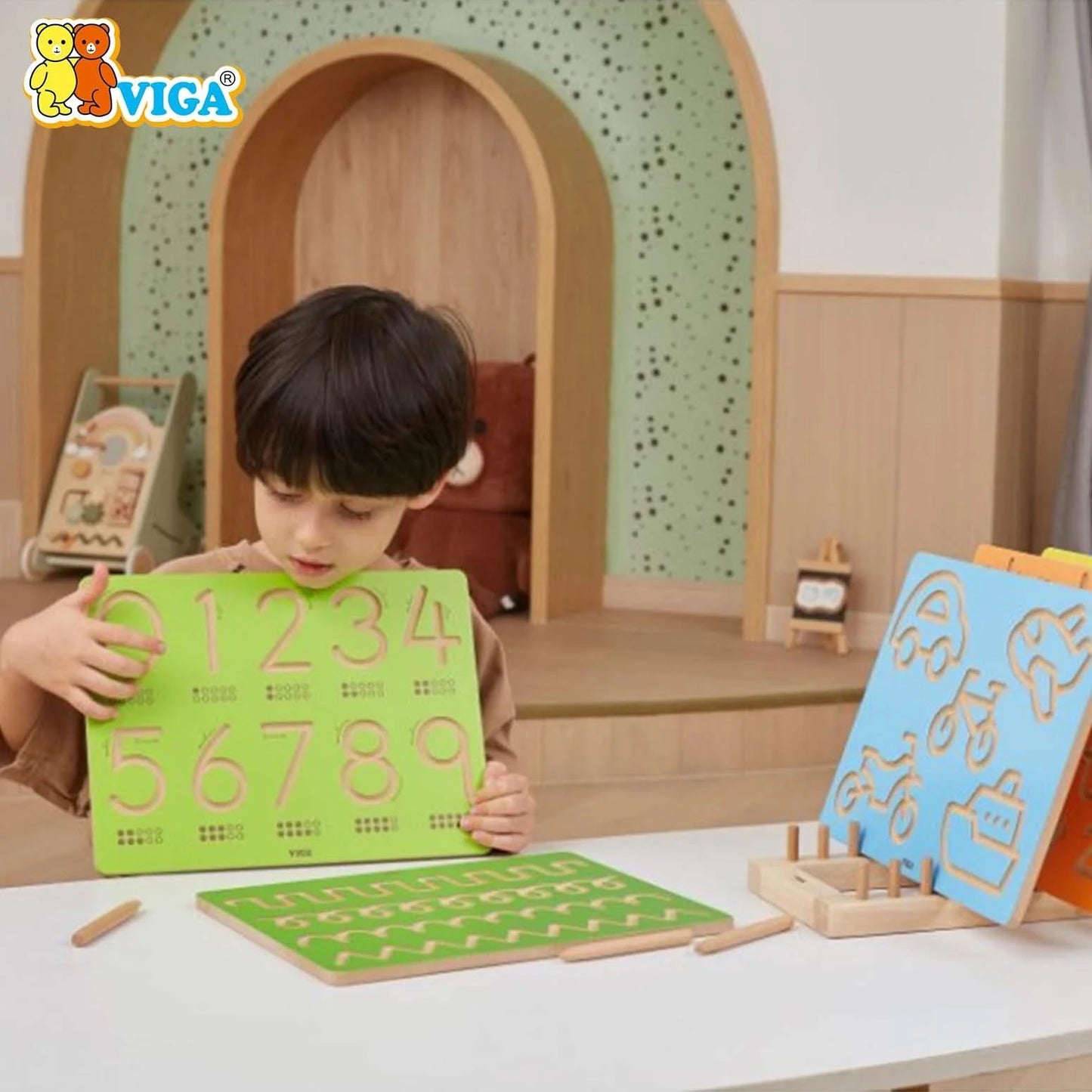 Writing Tracing Board Numbers 0 to 9