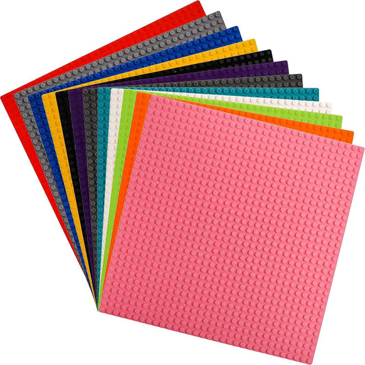 Classic Base Plates For Building Block Set Of 6