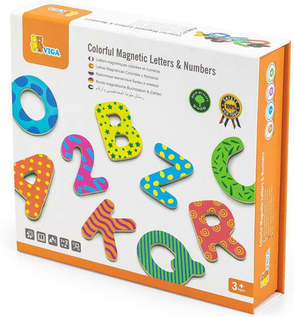 Magnetic Letters & Numbers - 77 pcs