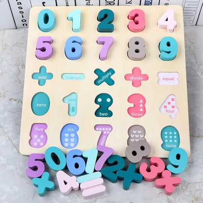 Upper Case Wooden Alphabet Puzzle Board