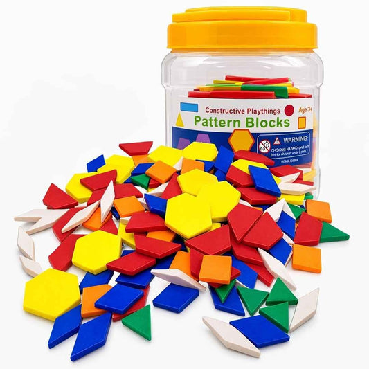 Pattern Solid Blocks Building Game - 96 Pcs