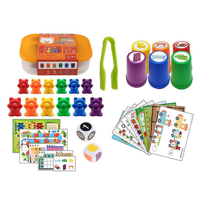 Rainbow Counting Bears with Matching Sorting Cups