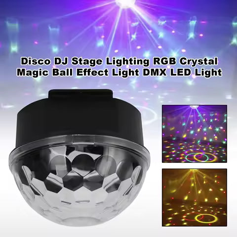 Crystal Magic Ball Led Stage Lamp in 9 colors