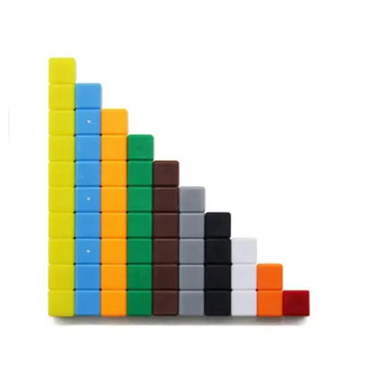 Weight and Count Math Cubes | Educational STEM Toy for Kids - 74 Pieces