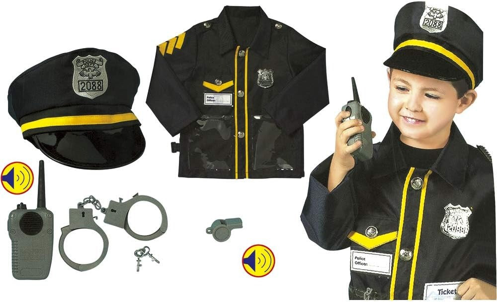Police Office Costume Set for Kids