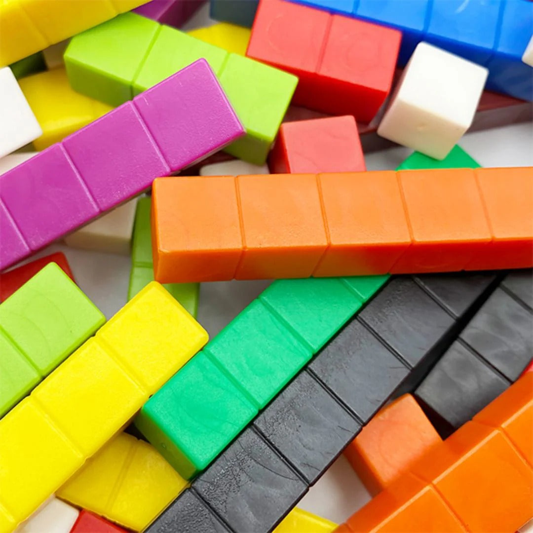 Weight and Count Math Cubes | Educational STEM Toy for Kids - 74 Pieces