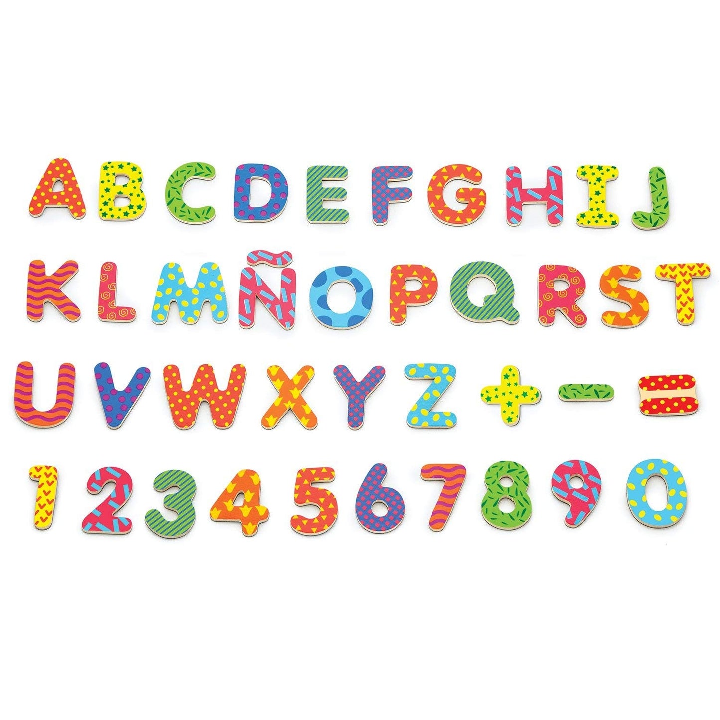 Magnetic Letters & Numbers - 77 pcs