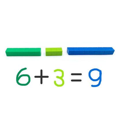 Weight and Count Math Cubes | Educational STEM Toy for Kids - 74 Pieces