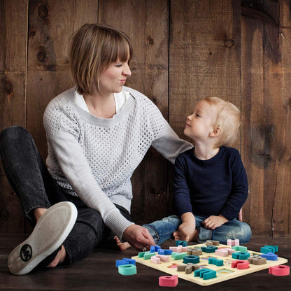 Upper Case Wooden Alphabet Puzzle Board