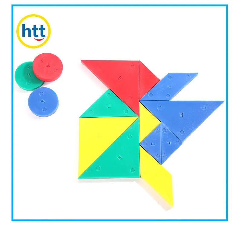 Pattern Blocks Game - 48 Pcs