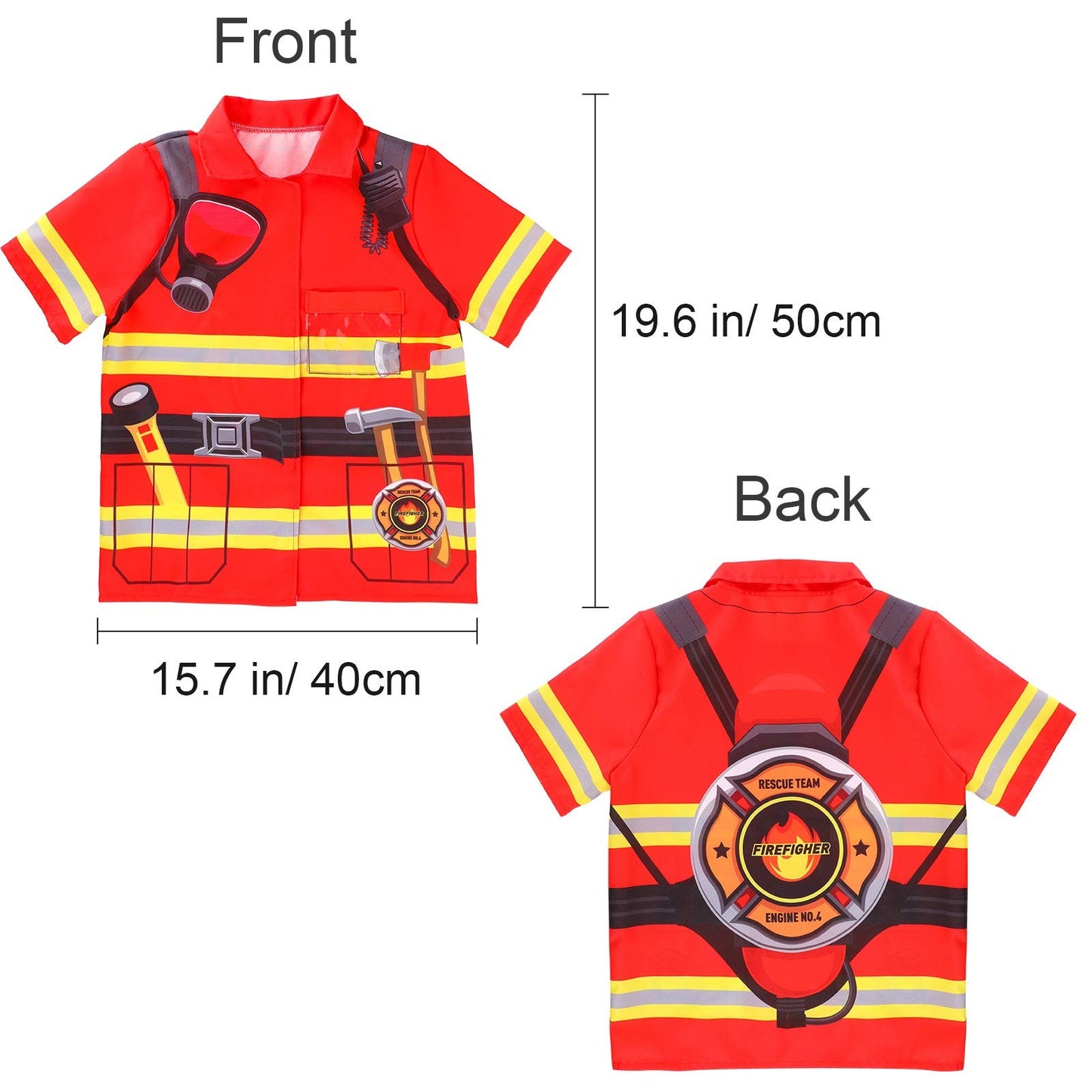 Firefighter Costume With Accessories
