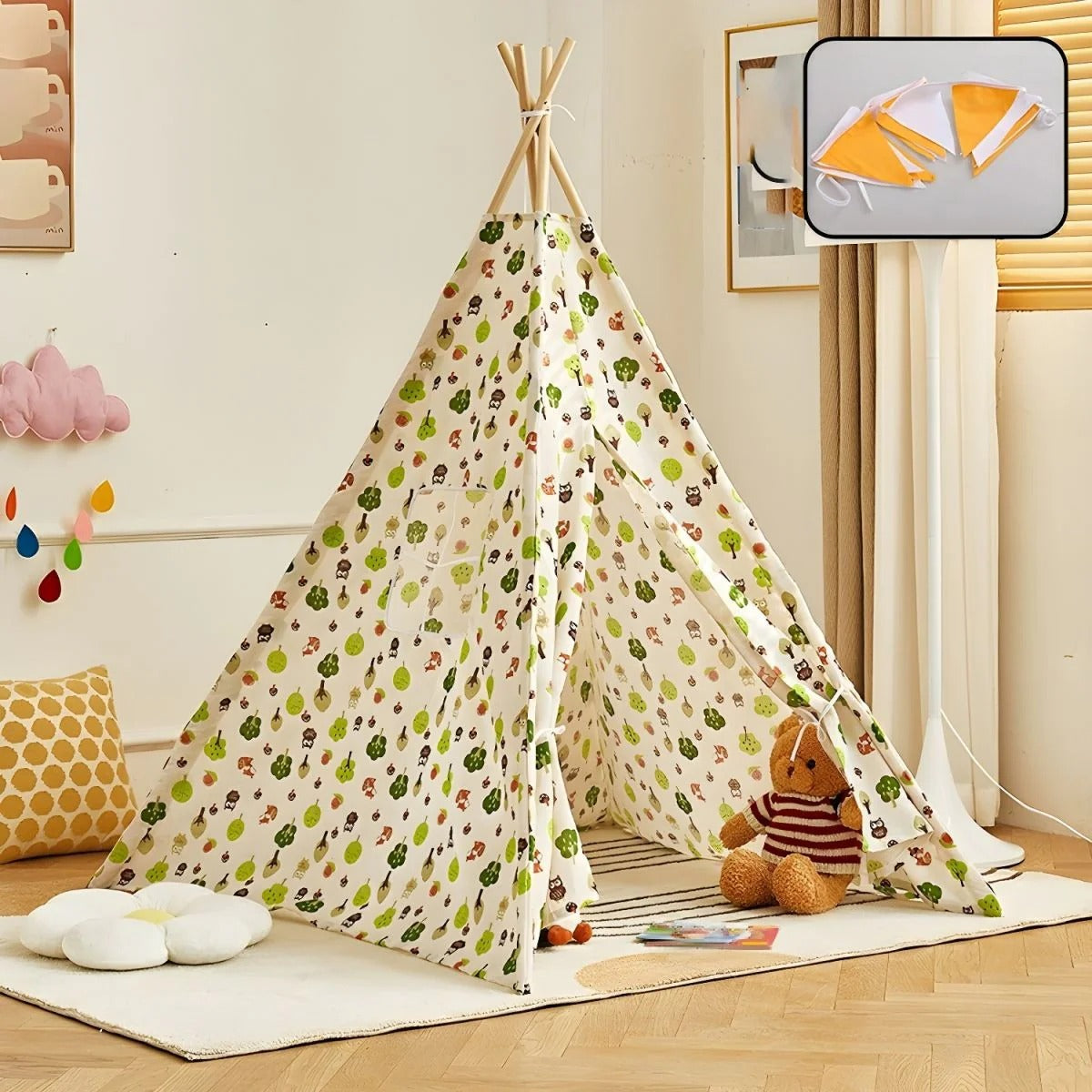 Kids Indoor & Outdoor Teepee Tent